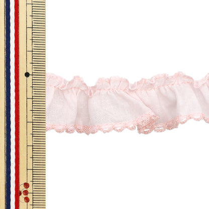 [Cantidad a partir de 5] adornosCinta "Trillada de rosa claro FR2424"