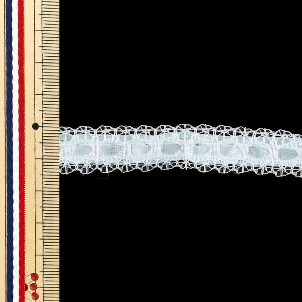 [From quantity 5] Lace ``RibbonRussell lace 2025 width approx. 15mm light blue DCL2501"