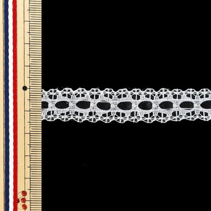 [From quantity 5] Lace ``RibbonRussell lace 2025 width approx. 15mm black DCL2501"