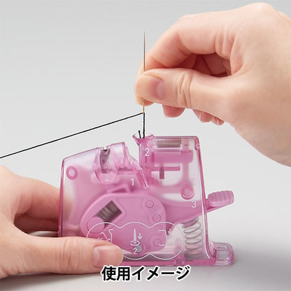 Tabletop typeNeedle threaderEasy to useNeedle threader Desk Thread Quick Pink 10-520" Clover