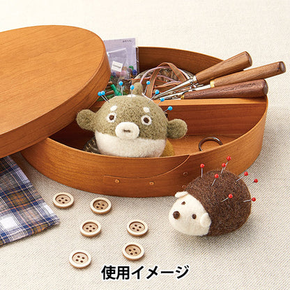 바늘산 『양모 펠트Pincushion Hari Mouse 23020" Clover
