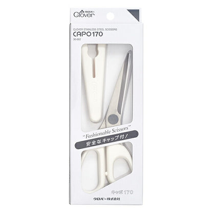 Handcraft Scissor "Stainless steel scissors Capo 17cm White 36-662" Clover