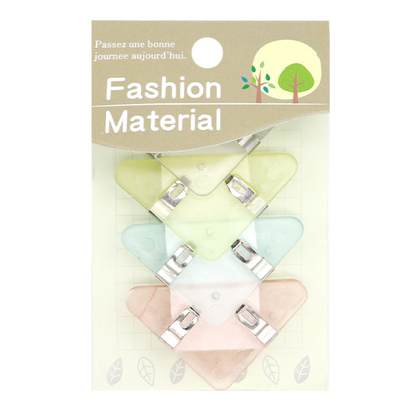 Même le tissu est "Triangle Temporary Clip 4p TKC4P"