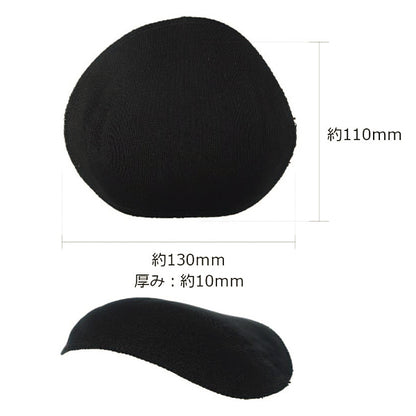 肩パッド 『ラグラン肩パット 10mm ブラック SUN50-212』 KIYOHARA 清原