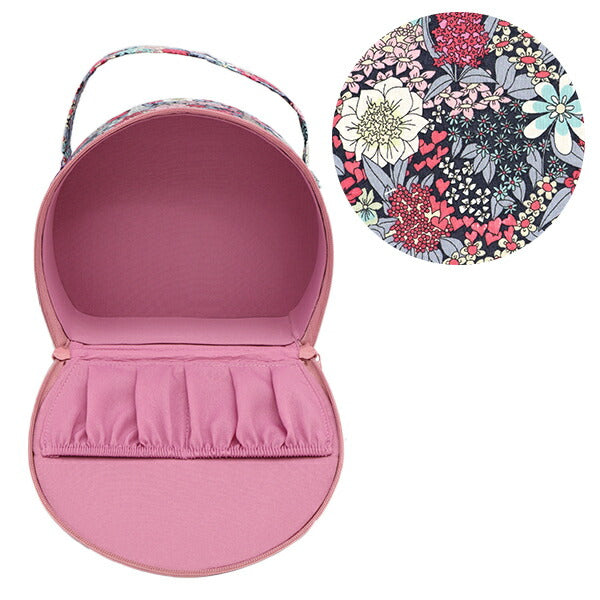 Case de stockage "Boîte de vanité Liberty Fabrics, semi-circulaire VA3-3635047BE" 【YuzawayaProduit limité]