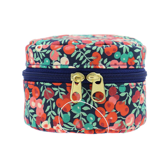 Small item holder "Liberty Fabrics pouch, round small, P1-3339009JE" 【YuzawayaLimited product]