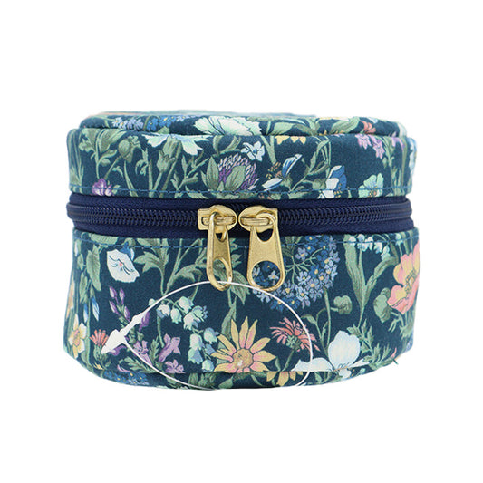Small item holder "Liberty Fabrics Pouch Round Small P1-2349022YE" 【YuzawayaLimited product]