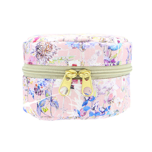 Small item holder "Liberty Fabrics Pouch, Round Small P1-3634251ZE" 【YuzawayaLimited product]