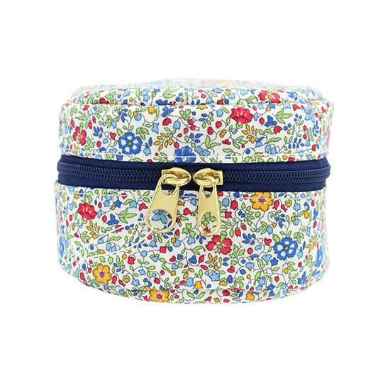 小物入れ 『リバティ・ファブリックス ポーチ 円形小 P1-3633177LAE』 【ユザワヤ限定商品】