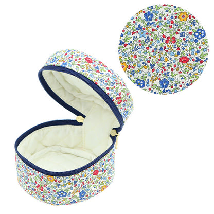 小物入れ 『リバティ・ファブリックス ポーチ 円形小 P1-3633177LAE』 【ユザワヤ限定商品】