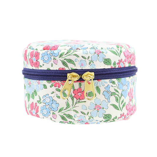 Small item holder "Liberty Fabrics Pouch, Round Small P1-36300126BE" 【YuzawayaLimited product]