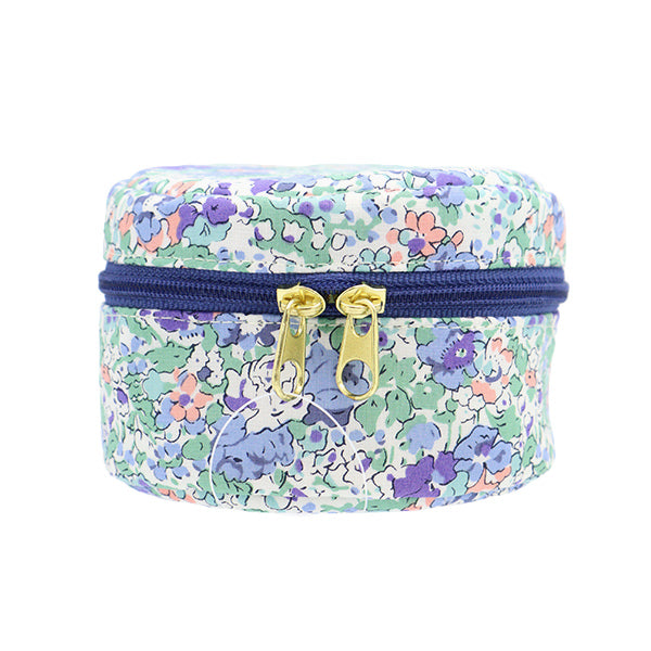 小物入れ 『リバティ・ファブリックス ポーチ 円形小 P1-3332022AE』 【ユザワヤ限定商品】