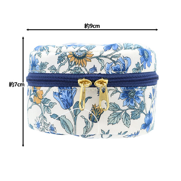 小物入れ 『リバティ・ファブリックス ポーチ 円形小 P1-3639138CE』 【ユザワヤ限定商品】