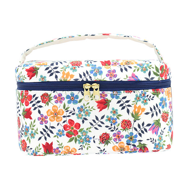 収納ケース 『リバティ・ファブリックス バニティボックス オーバル大 VA5-3637071BE』 【ユザワヤ限定商品】