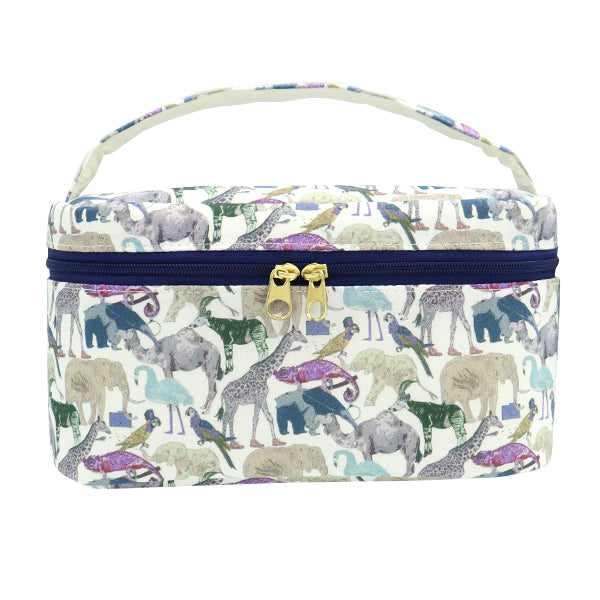 収納ケース 『リバティ・ファブリックス バニティボックス オーバル大 VA5-3634160DE』 【ユザワヤ限定商品】