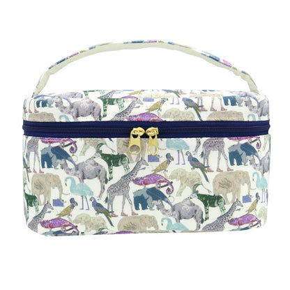 収納ケース 『リバティ・ファブリックス バニティボックス オーバル大 VA5-3634160DE』 【ユザワヤ限定商品】