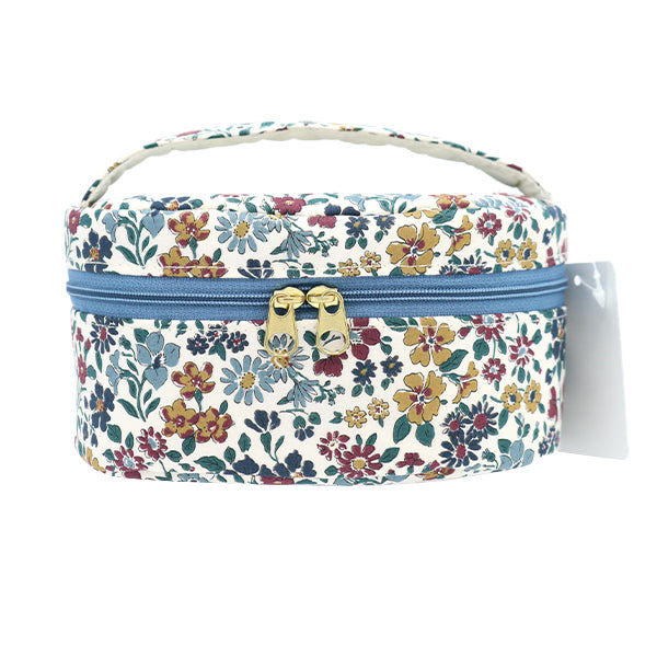 収納ケース 『リバティ・ファブリックス バニティボックス オーバル小 VA6-36300126D』 【ユザワヤ限定商品】