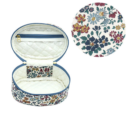 収納ケース 『リバティ・ファブリックス バニティボックス オーバル小 VA6-36300126D』 【ユザワヤ限定商品】