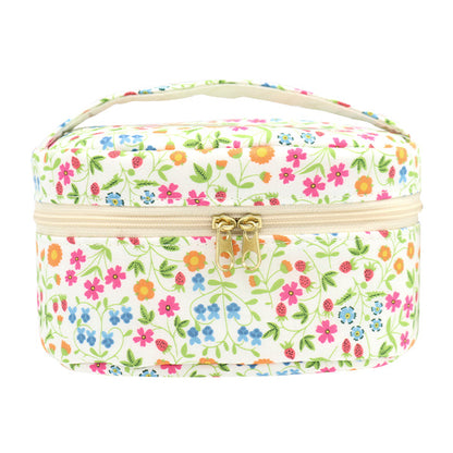 収納ケース 『リバティ・ファブリックス バニティボックス オーバル小 VA6-3632003BE』 【ユザワヤ限定商品】