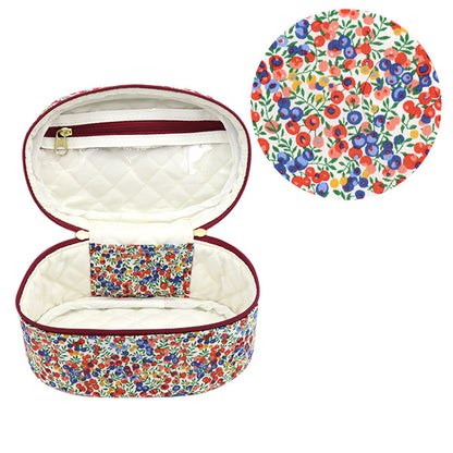 収納ケース 『リバティ・ファブリックス バニティボックス オーバル小 VA6-36300116E』 【ユザワヤ限定商品】