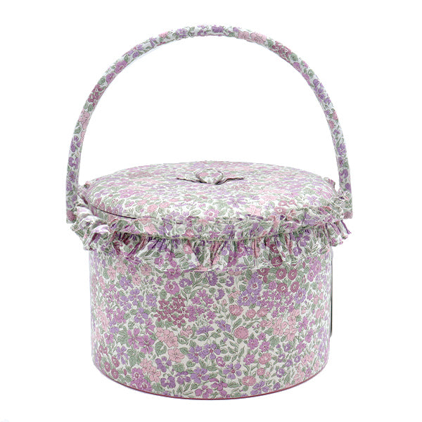 裁縫箱 『リバティ・ファブリックス ソーイングバスケット SO6-3631114YE』 【ユザワヤオリジナル】