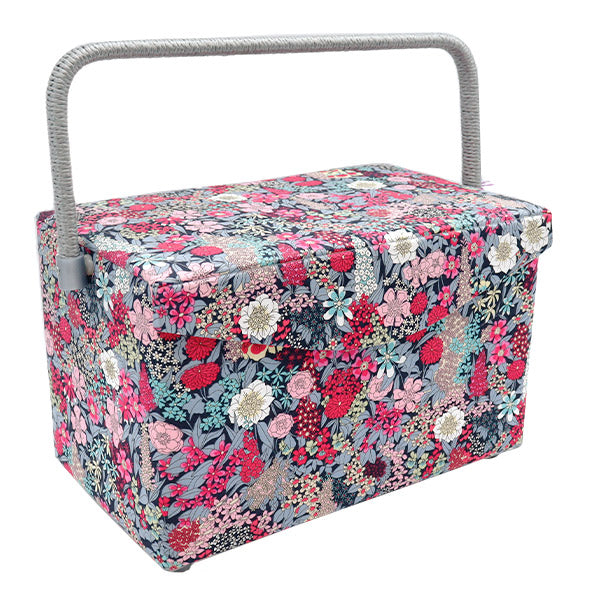 裁縫箱 『リバティ・ファブリックス ソーイングバスケット SO1-3635047BE』 【ユザワヤオリジナル】