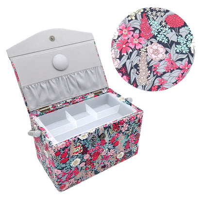 裁縫箱 『リバティ・ファブリックス ソーイングバスケット SO1-3635047BE』 【ユザワヤオリジナル】