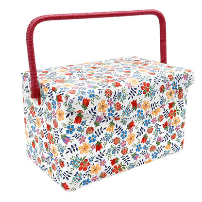 裁縫箱 『リバティ・ファブリックス ソーイングバスケット SO1-3637071BE』 【ユザワヤオリジナル】