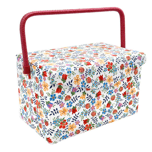 裁縫箱 『リバティ・ファブリックス ソーイングバスケット SO1-3637071BE』 【ユザワヤオリジナル】