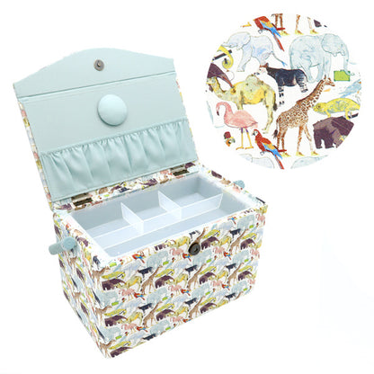 裁縫箱 『リバティ・ファブリックス ソーイングバスケット SO1-3634160YE』 【ユザワヤオリジナル】