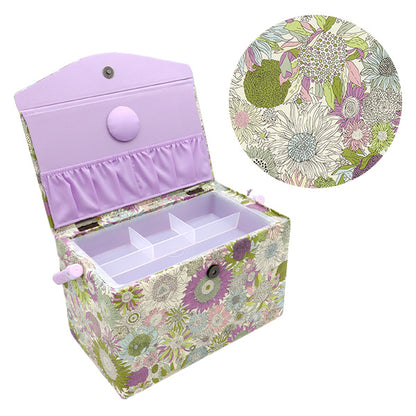 裁縫箱 『リバティ・ファブリックス ソーイングバスケット SO1-3638158DE』 【ユザワヤオリジナル】