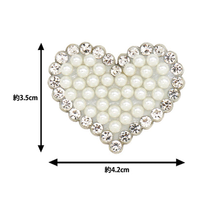 رقعة "ملصق رقم لؤلؤة نيرولي روز"رقعة القلب NR-15" KIYOHARA