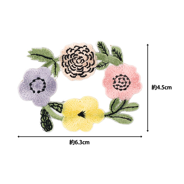 Patch "kippis Patch Couronne de fleurs KPWP-02"