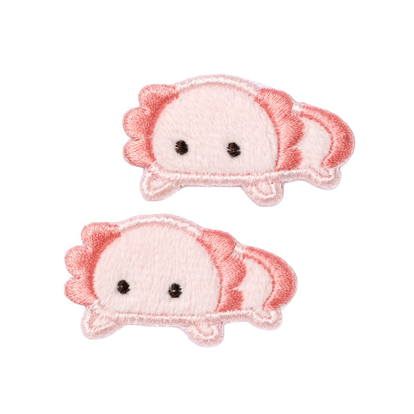 ワッペン 『ぬいぱっち ふわふわワッペン ウーパールーパー NPW-02』