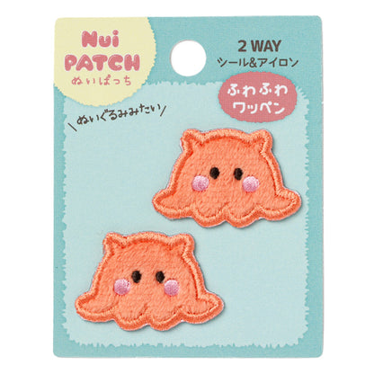 ワッペン 『ぬいぱっち ふわふわワッペン メンダコ NPW-03』