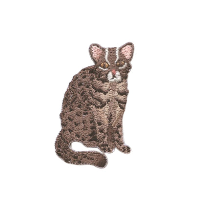ワッペン 『ほっとけない!いきものたち 絶滅危惧種 イリオモテヤマネコ H459-163-6』 Hamanaka ハマナカ