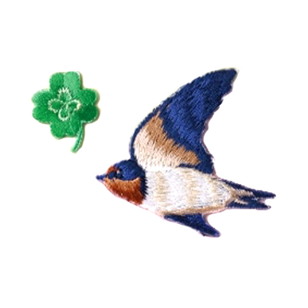 Заплатка "вышивкаЗаплаткаПечать ласточки UTN201"