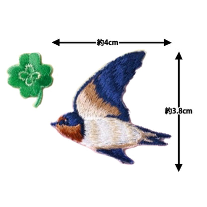 Заплатка "вышивкаЗаплаткаПечать ласточки UTN201"