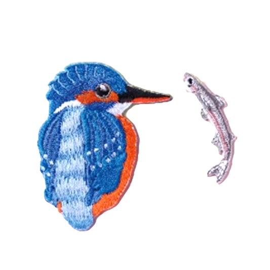 Заплатка "вышивкаЗаплаткаSeal Kingfisher UTN206"