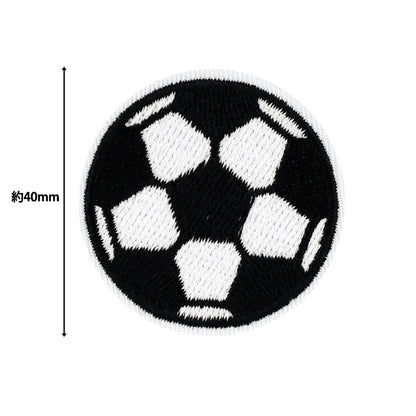 ワッペン 『刺しゅうワッペン サッカーボール WP-009』