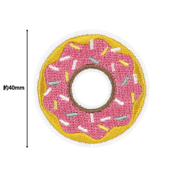ワッペン 『刺しゅうワッペン ドーナツ WP-022』