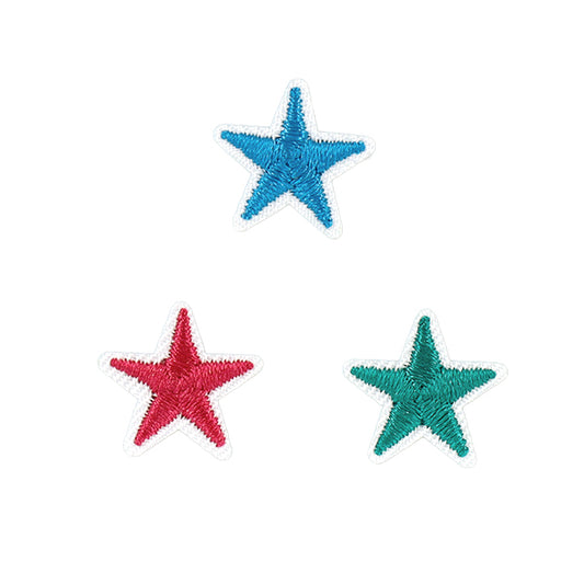 Parche "bordadoParche Estrella Colorida 3 piezas WP-031”