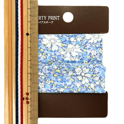 Bande de biais "Fabrics Liberty" Bande de biais Roule de rouleau de largeur de 20 mm 2M-CPP-XE"