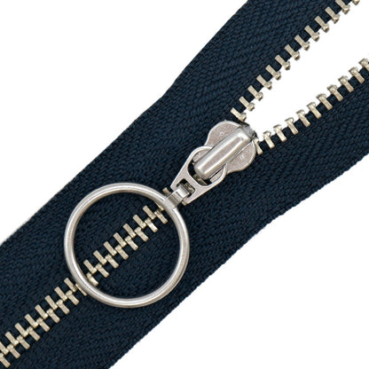 Reißverschluss "20 cm mit Metallring, Marine, Farbe 560, 3yacur-20z" YKK