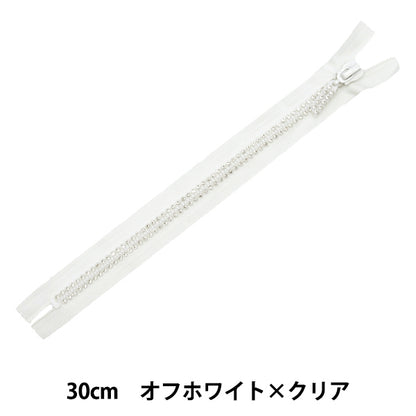 Молния "СтентМолния Черный x чистый SPF2402-30-BK"