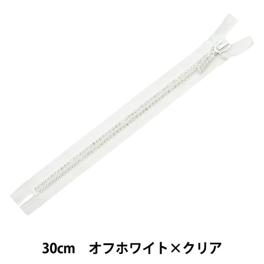 Молния "СтентМолния Черный x чистый SPF2402-30-BK"