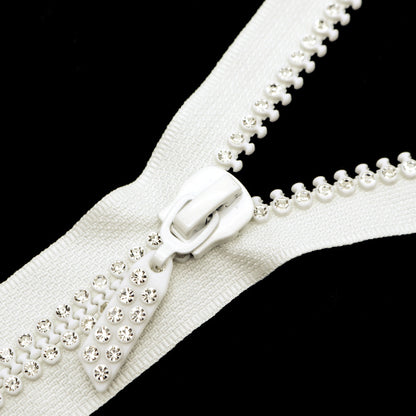 Молния "СтентМолния Черный x чистый SPF2402-30-BK"