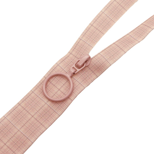 Reißverschluss "Tartandruck"Reißverschluss 20 cm BR Brown SPF2403-20"