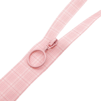 Fermeture éclair "Impression tartan"Fermeture éclair 20 cm pk rose spf2403-20"