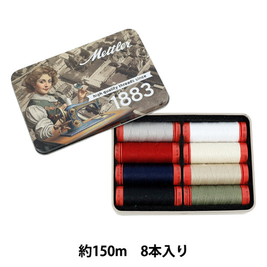 绗缝线``Metroscene 怀旧可以约。 150m 8色套装#9161"